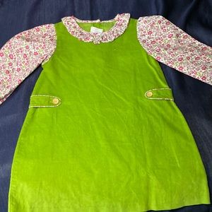 Beautiful green flower dress